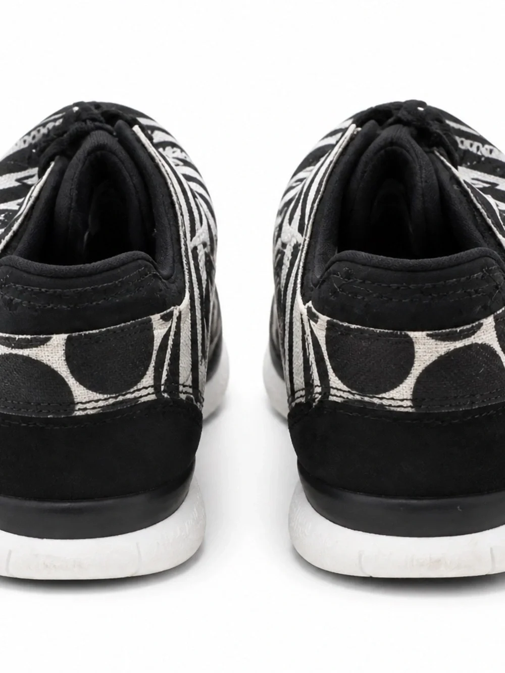 Nike Black and White Sneaker Label Detail